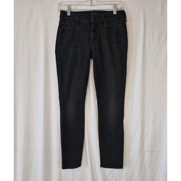 Mother The Looker Crop Low Rise Jeans In Nine Lives 26 - Picture 2 of 7